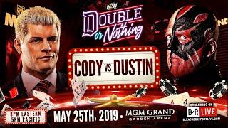 AEW Double Or Nothing Dustin Rhodes vs Cody highlights