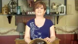 Primitive Country Decorating Ideas - Basket Display