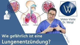 Lungenentzündung Wie gefährlich ist die Pneumonie? Hygiene & Prophylaxe sowie Symptome & Therapie