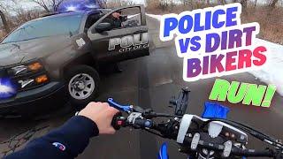 Police Chase Dirt Bikers - Cops VS Motorcycles  Best Compilation 2021