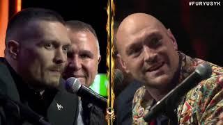 RUN RABBIT RUN FURY ANGRY WITH USYK - FURY VS USYK PRESS CONFERENCE