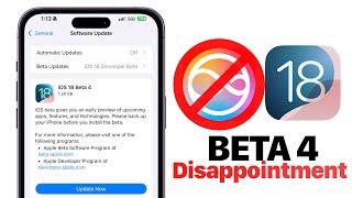 iOS 18 Beta 4 OUT NOW - DISAPPOINTING