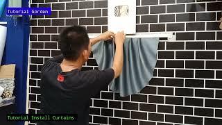 Tutorial.gorden INSTALL CURTAIN #tutorialgordenchannel