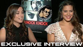 Ana de Armas and Lorenza Izzo Interview - Knock Knock HD 2015