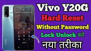 Vivo Y20G  Hard Reset  Without Password  Pattern Remove  Pin Unlock  Without Pc  2024.