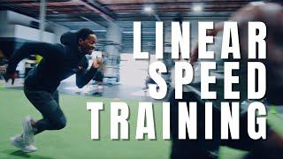 Inside Look at CFL Players Linear Speed Training Session at OTA HQ