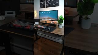 My dream desk setup looking better with desk shelf from vernal #desksetup