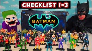 IM BATMAN Spin Master Toys Checklist Series 1-3 EVERY Figure vs Puppet Steve Joker