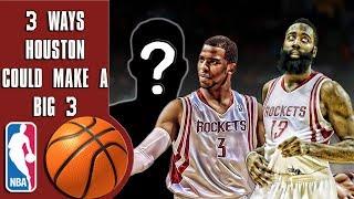 3 ways the Rockets can create a big 3 with Chris Paul and James Harden