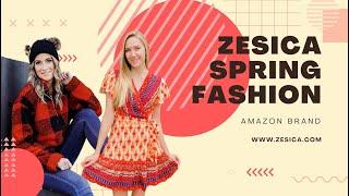 AUTUMN TRY ON CLOTHING HAUL  ZESICA AMAZON CLOTHING  cheap fashion  ZESICA （style）