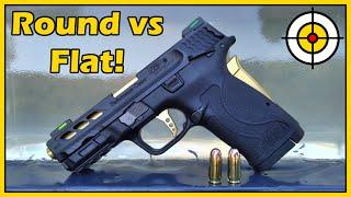 Does The Shape of Your Nose Matter? .380 FMJ Flat vs Round Nose Ballistic Gel Test M&P .380 EZ