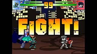 MUGEN Dragon Shiryu & Utsuho Reiuji VS Nega Scott & Chainsaw Man