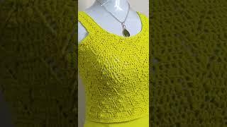 Top Manzanilla #lana #youtube #tejido #crochet