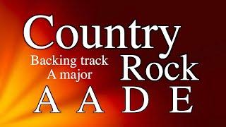 Country Rock uptempo country backing track in A major 180bpm. Play along & have fun