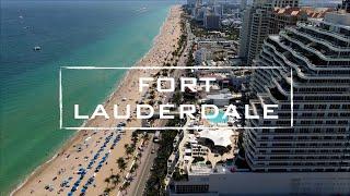 Fort Lauderdale Florida USA  4K Drone Footage