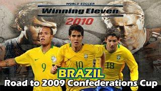 PS2 PES 2010 Brazil All Goals in 2009 Confederations Cup