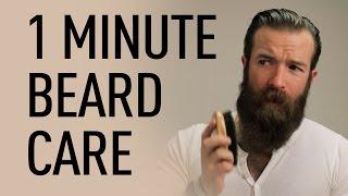 1 Minute Beard Grooming  Jeff Buoncristiano