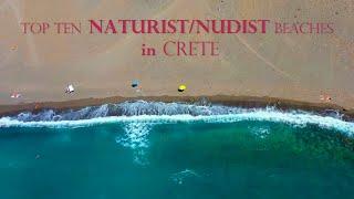 Greece Crete Ten most popular NaturistNudist beaches in Crete Travel Guide 4K