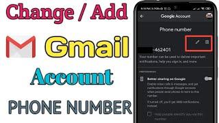 How to Change Gmail or Google Account Phone Number Easily