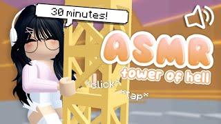 Roblox TOWER OF HELL but its KEYBOARD ASMR #2... 30 MINUTES
