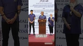 Kata-Kata Sultan Pahang di Majlis Pelancaran “Malaysia Book of Records” First LRT Coach Reef