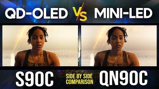 Samsung S90C vs QN90C  QD OLED vs Mini LED Neo QLED TV Comparison