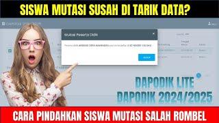 APLIKASI DAPODIK LITE - SOLUSI SISWA SALAH ROMBEL DI DAPODIK 20242025