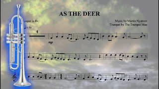 As the Deer - Bb Trumpet Sheet Music