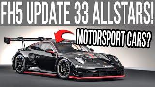 Forza Horizon 5 UPDATE 33 Apex Allstars ALL ABOUT RACE CARS?