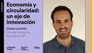 Disseny Avui Economia i circularitat entrevista Carles Lorente circular economy innovation d HP