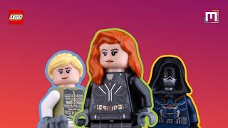 LEGO Marvel Black Widow Movie Minifigure Macro Review 4K