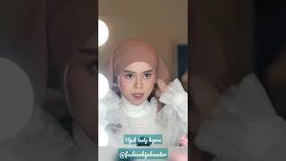 Tutorial Hijab Segiempat Instan ala Bunda Lesty Kejora #hijab #tutorialhijabsimple #lestykejora