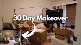 DIY EXTREME OFFICE MAKEOVER 30-Day Dream Office Makeover On A Budget  Office Makeover Ideas