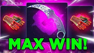 SKINCLUB MAX WIN in CASE BATTLE? - Skinclub Promo Code 2024