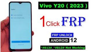 ViVO Y20 Frp Bypass 2022  Without Pc  Vivo Y20 Google Account Bypass Android 12 100% Tested 2023