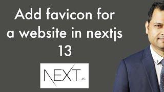 How to add favicon in nextjs 13 web app  apple icon for nextjs app