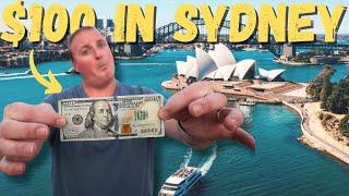 How Sydney Australia  REALLY Is Like what can $100 USD buy?