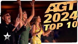 Americas Got Talent 2024 Top 10 BEST Auditions