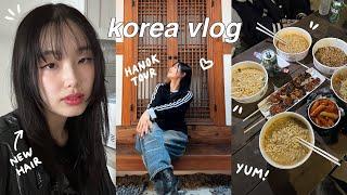 KOREA VLOG fun things to do in SEOUL with friends hanok tour traveling solo autumnfall 2023