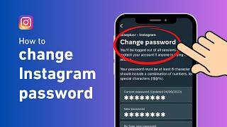 How To Change Instagram Password 2023