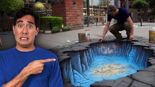 Be careful combining chalk and magic  Best Zach King Tricks - Compilation #40