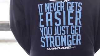 It never gets easier you just get stronger