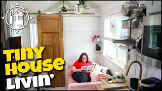 Her cute Tiny House cottage in the country is saving her $$$