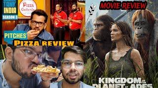 Shark tank - Pizza Galleria pizza review  planet of the apes movie review ️ #moviereview #foodie