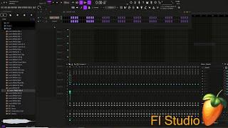 Making a track from start to finish in Fl Studio 24 Stock Plugins Only #274