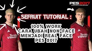 TUTORIAL How To Change Default Face To Player Real Face  PES 2017