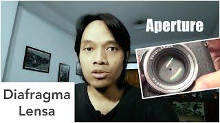 MENGENAL DIAFRAGMA APERTURE LENSA KAMERA  DOF Depth Of Field  Belajar Dasar Fotografi