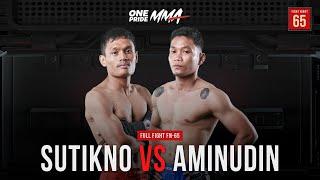 Sutikno Vs Aminudin  Full Fight FN 65 One Pride MMA