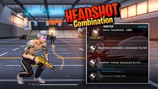 Secret  HEADSHOT COMBO  +  UNLIMITED HP COMBO  +  HIGH DAMAGE COMBO   free fire passive combo