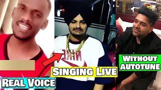 15 Punjabi Singers Real Voice without AutotuneMusic  Sidhu MoosewalaKaran AujlaKakaJass Manak